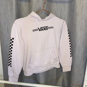 Pastel pink vans hoddie